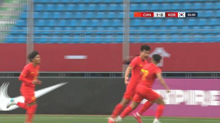U22國足1-0韓國全場數(shù)據(jù)：控球率49%落后韓國，10射7正領(lǐng)先對手