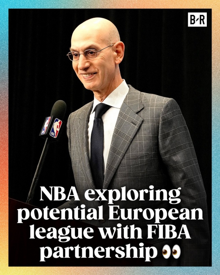 蕭華：NBA正在探索成立一個(gè)新的歐洲籃球聯(lián)賽 預(yù)計(jì)有16支球隊(duì)